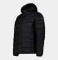 Пуховик мужской CMP Jacket Fix Hood Nylon Cire Black 34K2807-U901