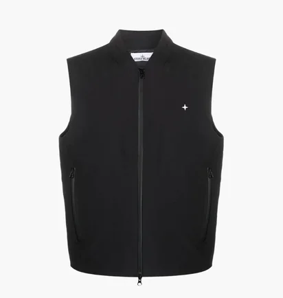 Жилетка чоловіча STONE ISLAND Stellina Logo-Embroidered Black 7815G03G2-V0029