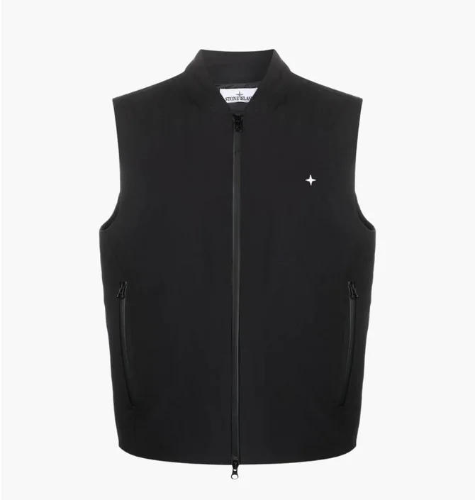 Жилетка чоловіча STONE ISLAND Stellina Logo-Embroidered Black 7815G03G2-V0029