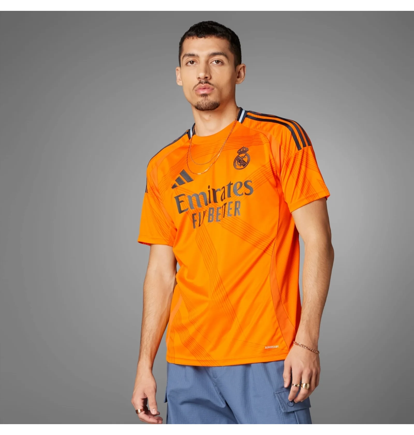 ᐉ Футболка мужская Adidas Real Madrid 24/25 Away Jersey Orange