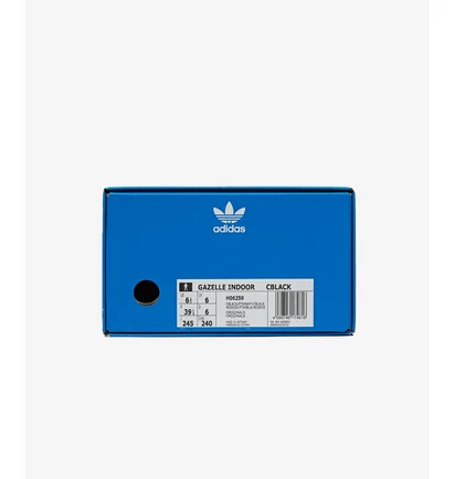 Кроссовки унисекс Adidas Gazelle Indoor Black H06259