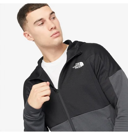 Куртка мужская The North Face Ma Full-Zip Fleece Black/Grey NF0A857EMN8