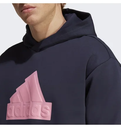 Худі чоловіче Adidas Future Icons Badge Of Sport Hoodie Blue Ic3747
