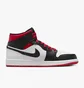Кросівки чоловічі Air Jordan Air 1 Mid Shoes Black/White DQ8426-106