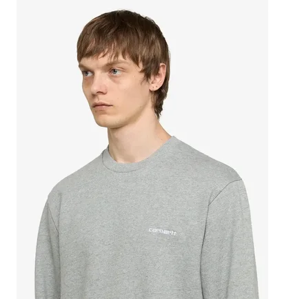 Світшот чоловічий Carhartt WIP Script Embroidery Grey I034496.00DXX