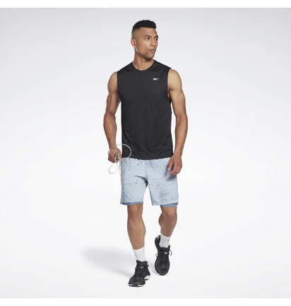 Шорты мужские Reebok Lm Strength 2In1 Shorts Light Blue HD4162