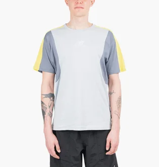 Футболка унісекс New Balance Athletics Color Block T-Shirt White MT11504LCL