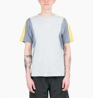 Футболка унісекс New Balance Athletics Color Block T-Shirt White MT11504LCL