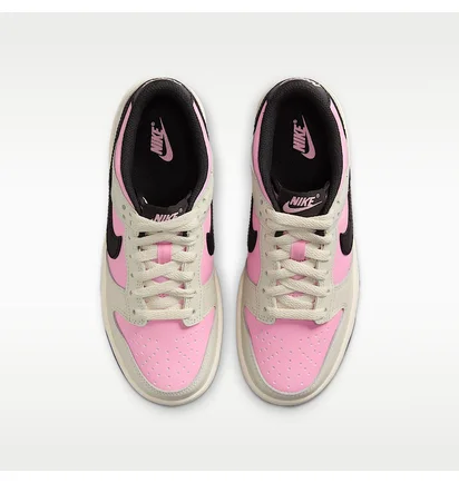Кроссовки детские Nike Dunk Low Big Kids Shoes Beige/Pink FB9109-601