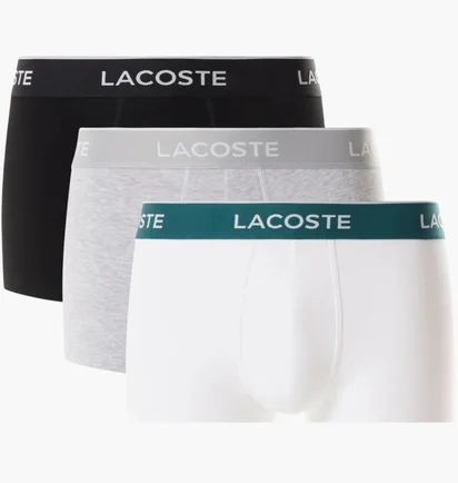Трусы мужские Lacoste Stretch Cotton (3 шт) Multi 5H1300NUA