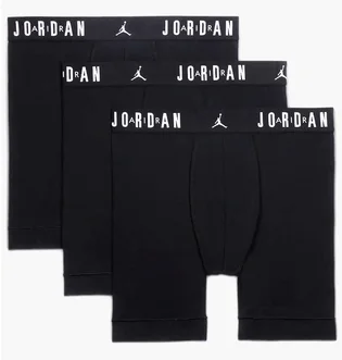 Труси чоловічі Air Jordan Flight Cotton Core Boxer Brief Black (3 шт) JM0622-023