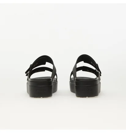 Тапочки жіночі CROCS Brooklyn Buckle Low Wedge Black 207431-001
