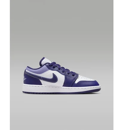 Кросівки дитячі Air Jordan 1 Low Sky J Purple Gs White/Violet 553560-515