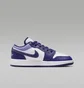 Кросівки дитячі Air Jordan 1 Low Sky J Purple Gs White/Violet 553560-515
