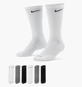 Шкарпетки унісекс Nike Ed Pls Csh Crw (6 пар) White SX6897-965
