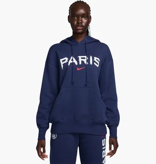 Худи женское Nike Psg Wnsw Phnx Flc Os Po Hdy Gx Blue FQ3253-410