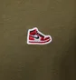 Футболка чоловіча Air Jordan Brand Snkr Ptch Ss Crew Olive FN5982-222