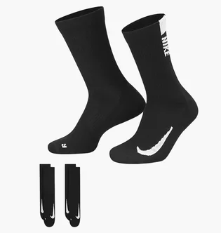 Носки унисекс Nike U Nk Mltplier Crw (2 пары) Black SX7557-010