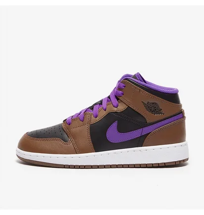 Кросівки дитячі Air Jordan 1 Mid Older Brown/Black DQ8423-215