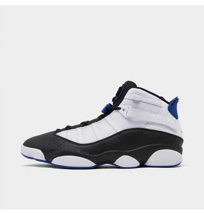Кроссовки мужские Air Jordan 6 Rings Basketball Shoes White/Black 322992-142