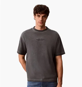 Футболка мужская Calvin Klein Faded Dye Logo Graphic Classic Grey 40EM845-Q8W