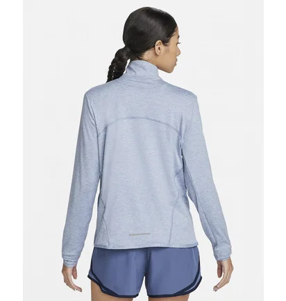 Кофта жіноча Nike Swift Element Uv Protection 1/4-Zip Running Top Light Blue FB4316-440