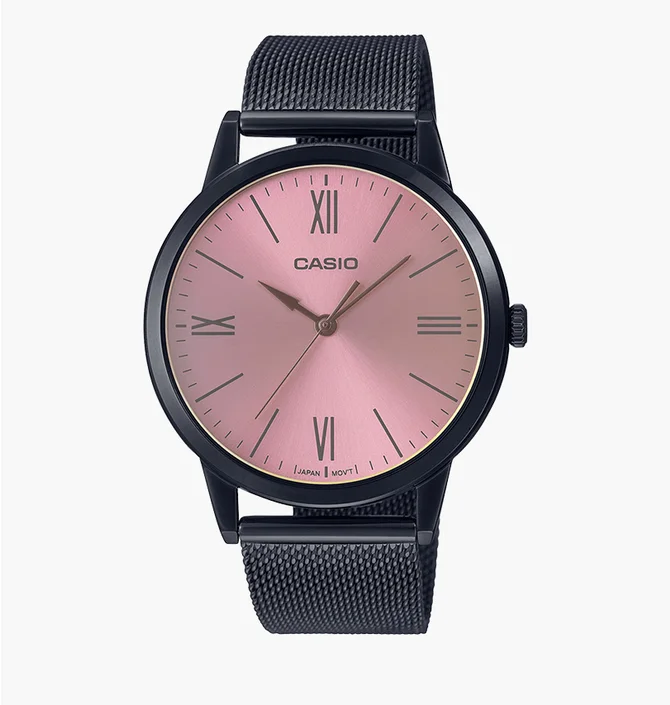 Часы мужские Casio Standard Analogue Dial Mesh Band MTP-E600MB-4B