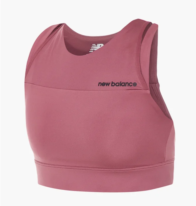 Топ женский New Balance Shape Shield Crop Bra Pink WB21110WAD