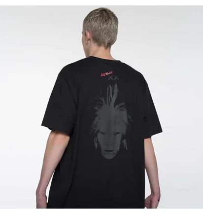 Футболка унисекс KAWS Warhol Ut Black 341-476352