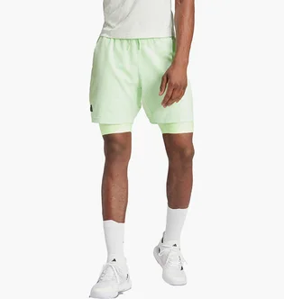 Шорты мужские Adidas Tennis Heat.Rdy Shorts And Inner Shorts Green IL7380
