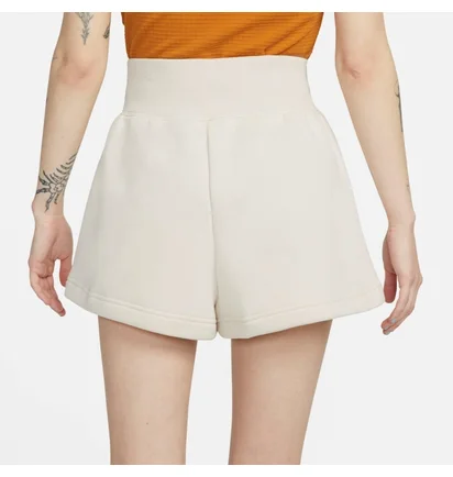 Шорти жіночі Nike Sportswear Phoenix Fleece High-Rise Shorts Beige FD1409-104