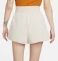 Шорти жіночі Nike Sportswear Phoenix Fleece High-Rise Shorts Beige FD1409-104