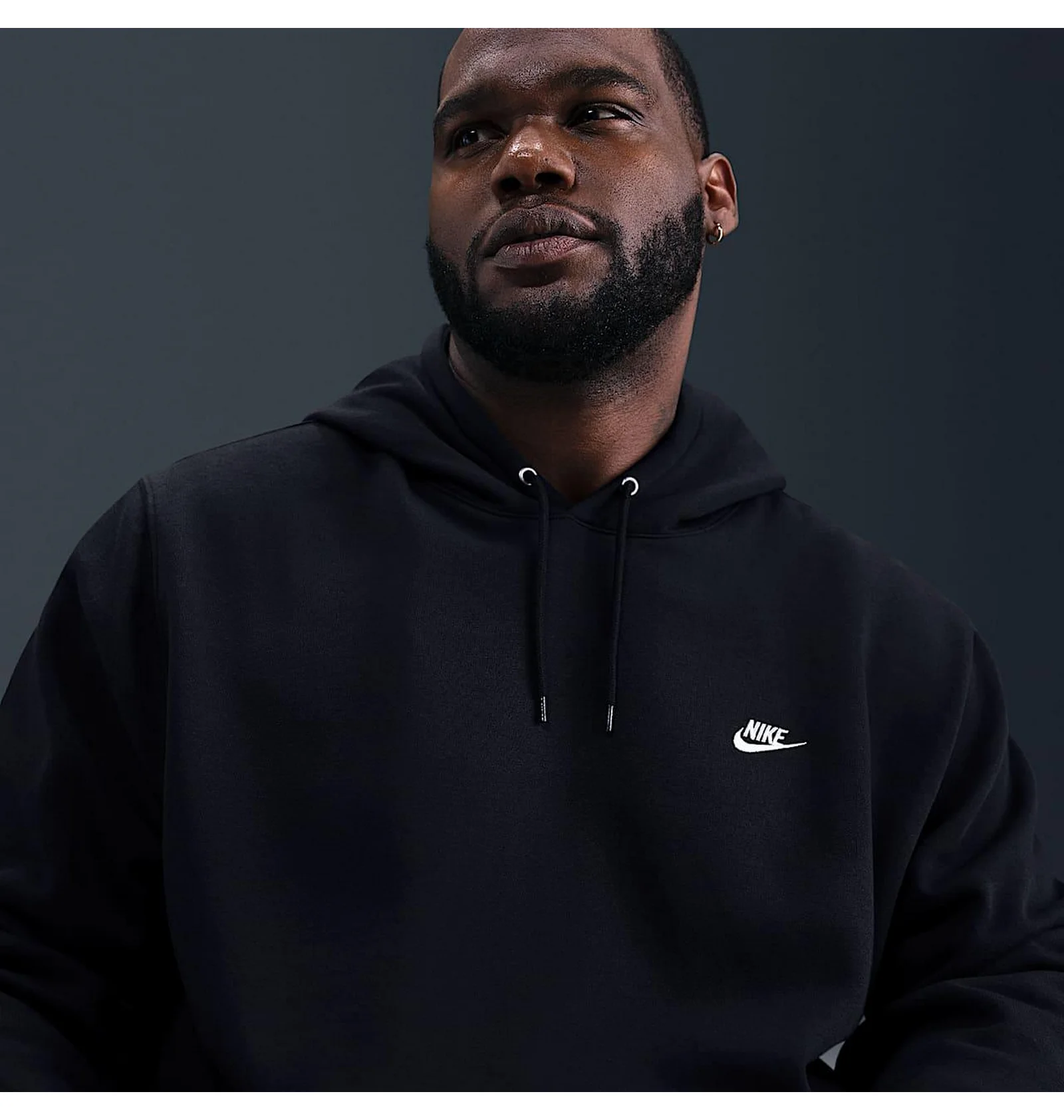 ᐉ Худі чоловіче Nike Club Pullover Fleece Hoodie Black FN3859-010