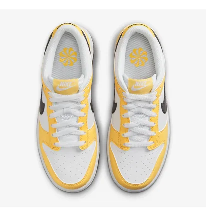 Кроссовки детские Nike Dunk Low Next Nature Gs Citron Pulse Yellow/White FN3807-800