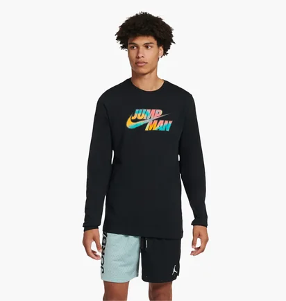 Лонгслив мужской Air Jordan Flight Mvp Crew Black Dq7364-010