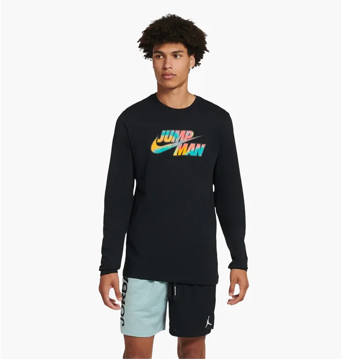 Лонгслив мужской Air Jordan Flight Mvp Crew Black Dq7364-010
