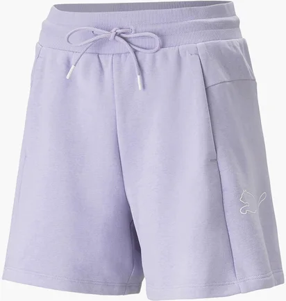 Шорты женские Puma Power Colorblock High-Waist Shorts Violet 673640-25