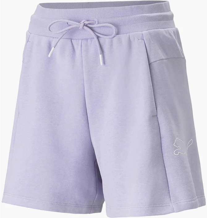 Шорты женские Puma Power Colorblock High-Waist Shorts Violet 673640-25