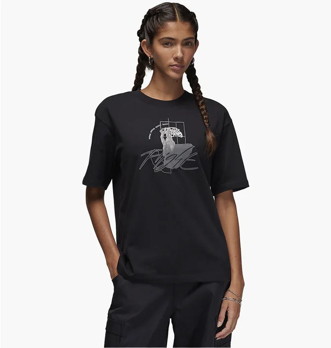 Футболка женская Air Jordan Graphic T-Shirt Black FD7244-010
