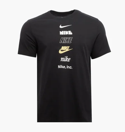 Футболка чоловіча Nike Club Logo Tee Black DZ2875-010
