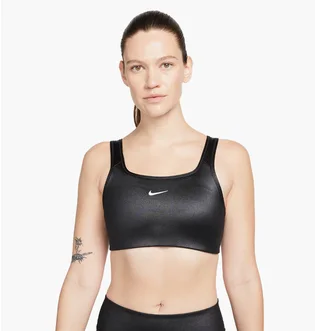 Топ женский Nike W Nk Df Swsh Shine Bra Black DD1438-010