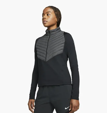 Куртка женская Nike Therma-Fit Run Division Black/Grey DD6468-010