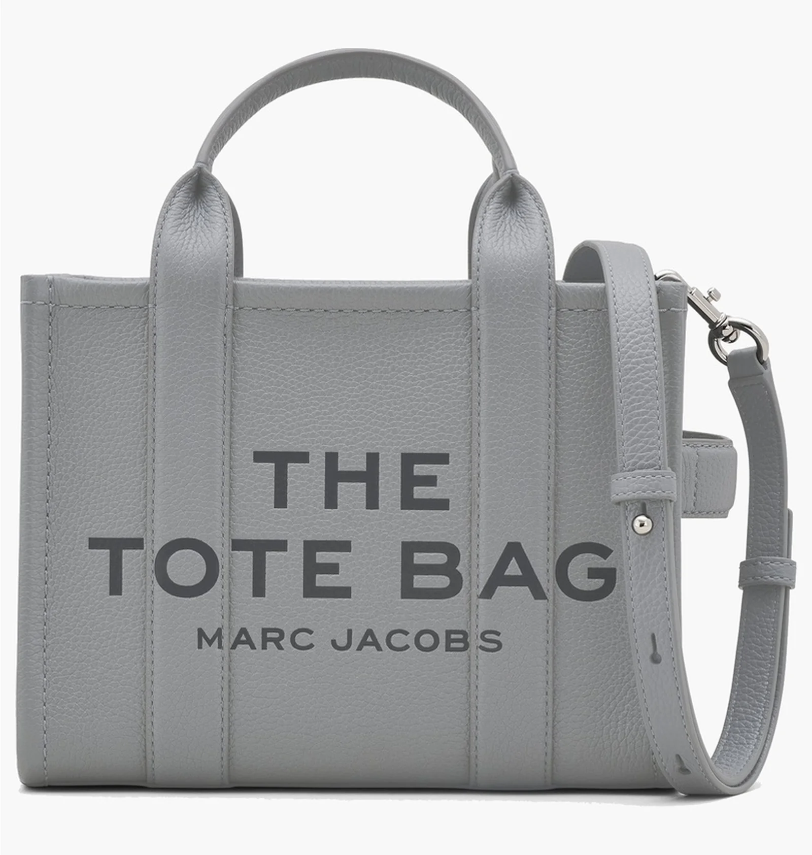 ᐉ Сумка жіноча Marc Jacobs The Leather Small Tote Bag Grey