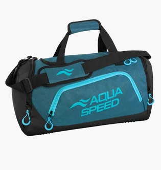 Сумка унисекс Aqua Speed Duffel Bag S 61634 Turquoise/Black 141-24