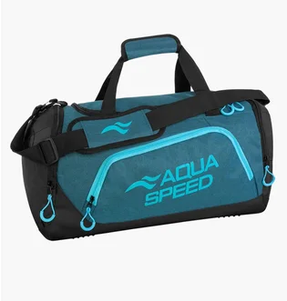 Сумка унисекс Aqua Speed Duffel Bag S 61634 Turquoise/Black 141-24