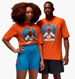 Футболка унисекс Air Jordan Art Ss Tee Orange HF5472-893