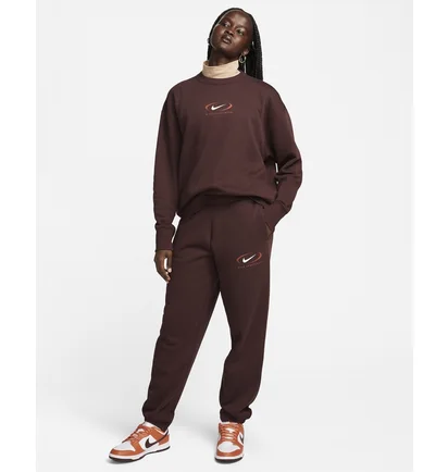 Штани жіночі Nike Sportswear Phoenix Fleece Oversized High-Waisted Pants Brown FN7716-227