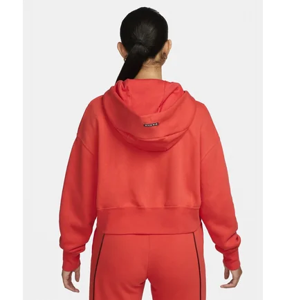 Толстовка жіноча Nike W Nsw Air Flc Hd Fz Orange Dq6579-696