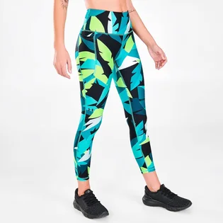 Леггинсы женские Under Armour Heatgear No-Slip Waistband Allover Print Cropped Performance Leggings Multi 1365338-369