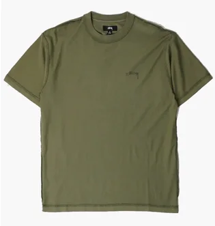 Футболка мужская Stussy Lazy Ss Tee Olive 1140283-0460